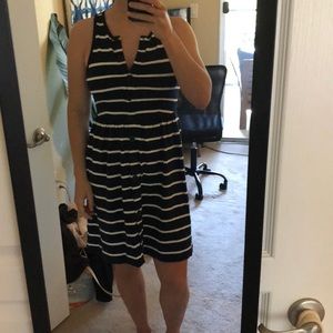 J crew stripped dress